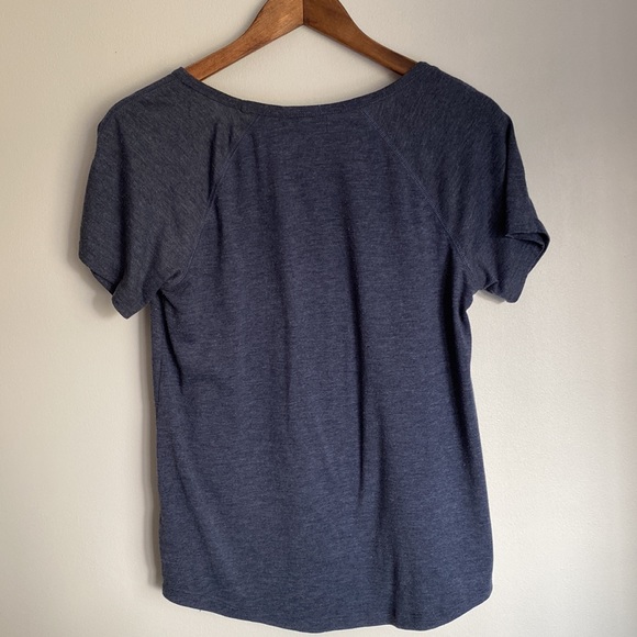 Ardene blue medium short sleeve tee. “I love you a waffle lot”😊❤️ - Picture 2 of 8